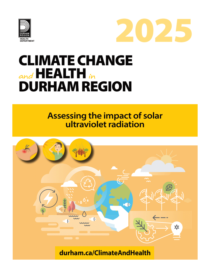 Picture of report title page, Assessing the Impact of Solar Ultraviolet Radiation,