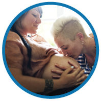 Lesibian Couple Icon