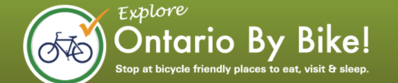 Explore Ontario by Bike banner