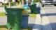 Blue Boxes and Green Bin at the curb