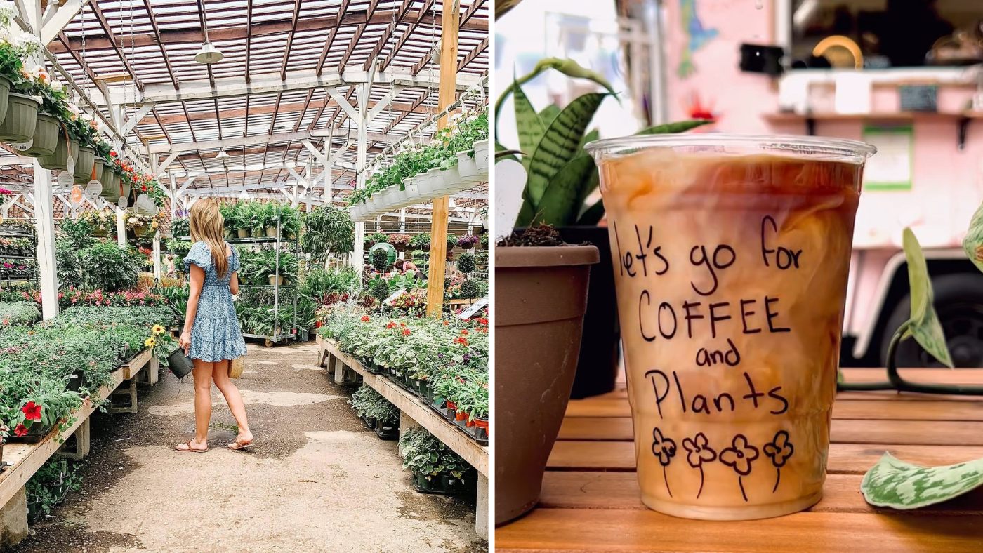 Collage of garden centres in Durham Region, Ontario