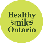 Healthy Smiles Ontario logo. Healthy Smiles Ontario logo.